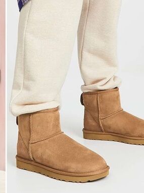 UGG Classic Mini II Boots sheepskin  Y2k size 10 chestnut